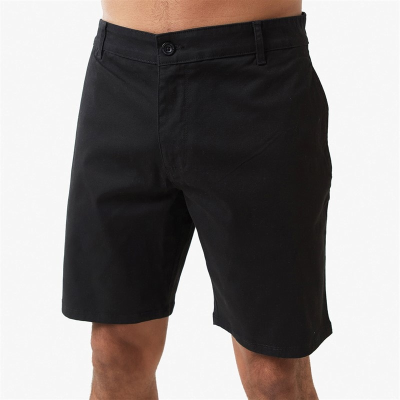 Closure London Mens Regular Chino Shorts Black - Image 3