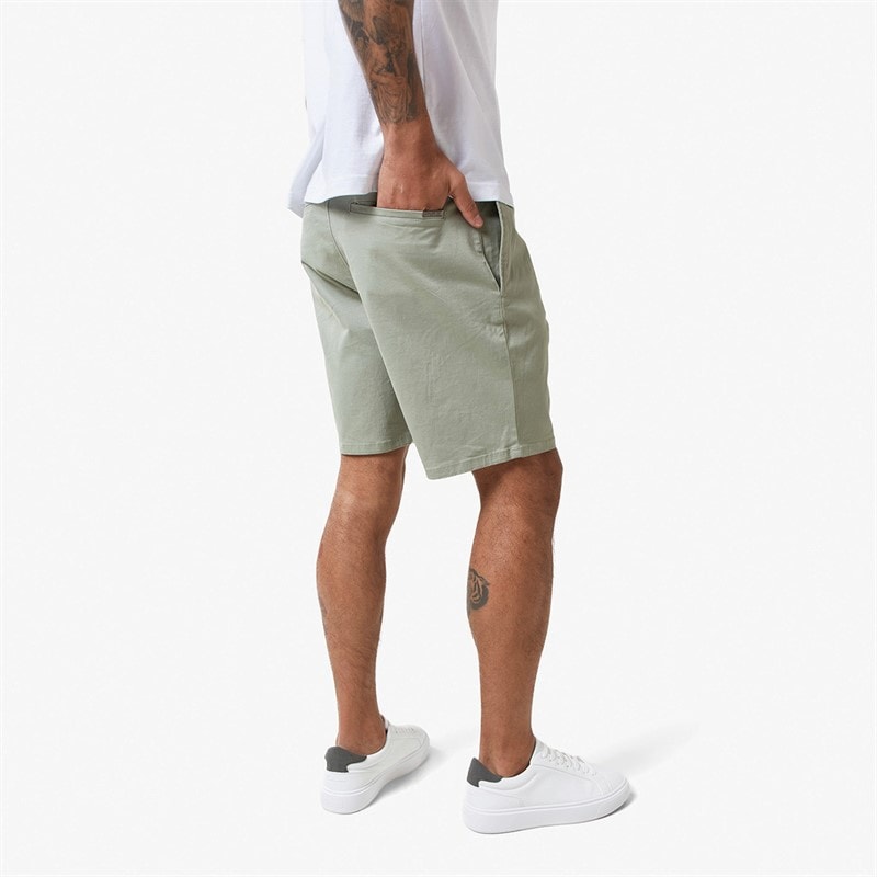 Closure London Mens Regular Chino Shorts Sage - Image 2
