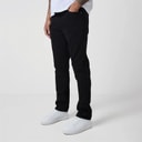 Closure London Mens Regular Fit Jeans Black