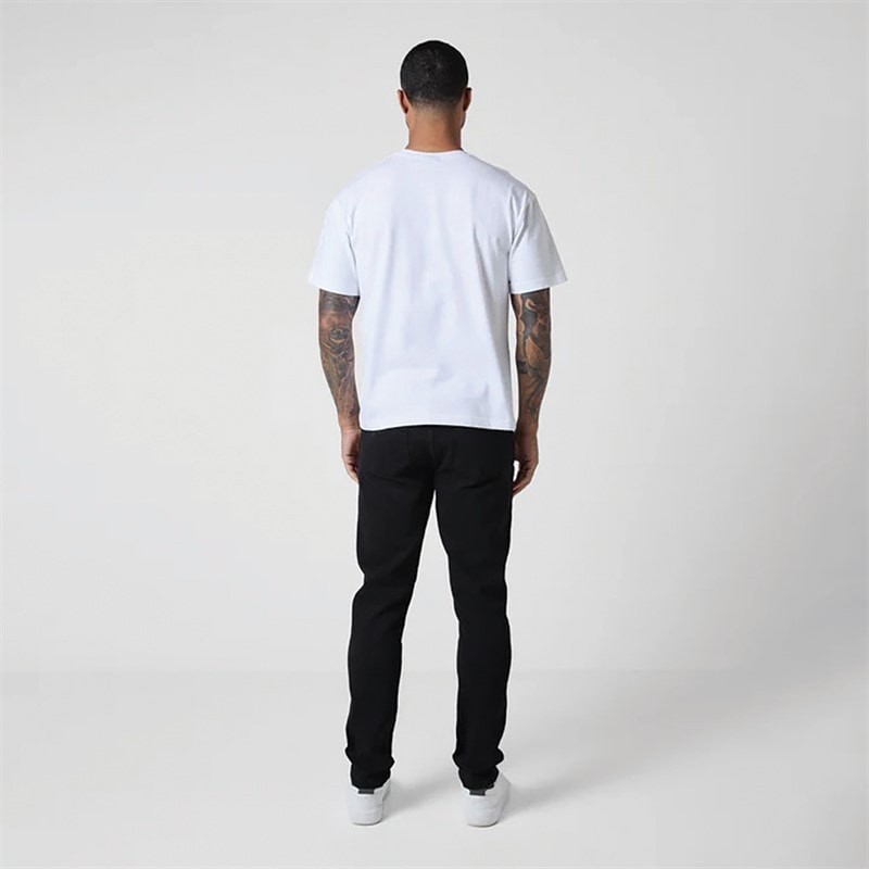 Closure London Mens Regular Fit Jeans Black - Image 2