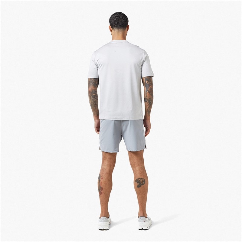 Closure London Mens Space Dye T-Shirt And Shorts Training Set Icegrey - Image 2