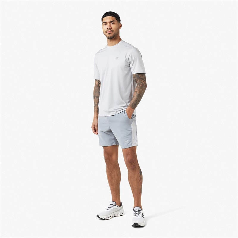 Closure London Mens Space Dye T-Shirt And Shorts Training Set Icegrey - Image 5
