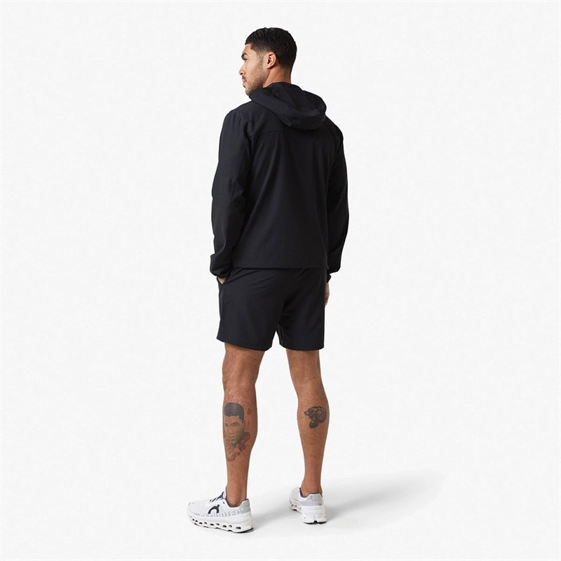 Closure London Mens Core Windbreaker And Shorts Twin Set Black - Image 2