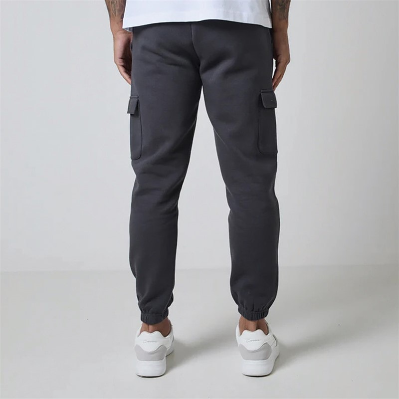 Closure London Mens Core Utility Joggers Charcoal - Image 2