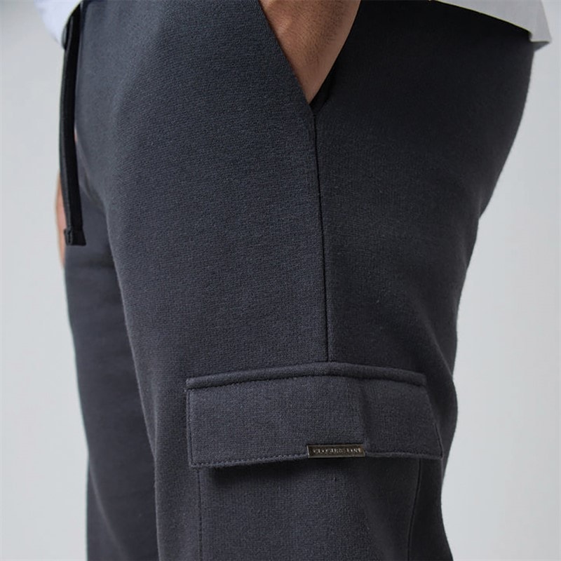 Closure London Mens Core Utility Joggers Charcoal - Image 3