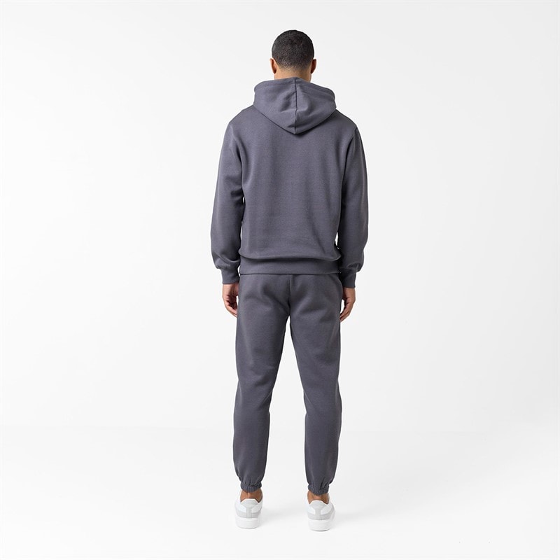 Closure London Mens Patent Fury Tracksuit Charcoal - Image 2
