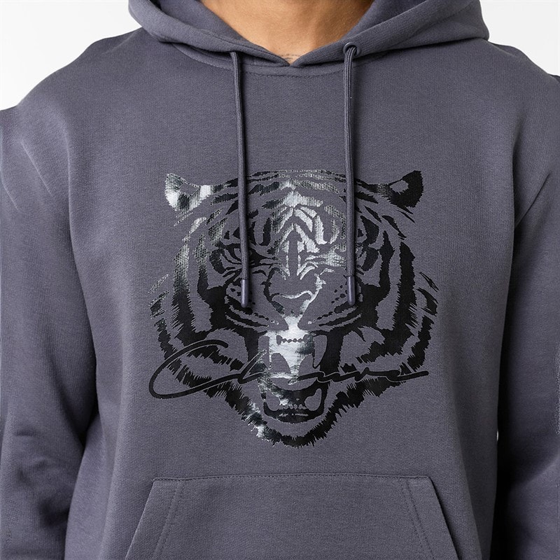 Closure London Mens Patent Fury Tracksuit Charcoal - Image 3
