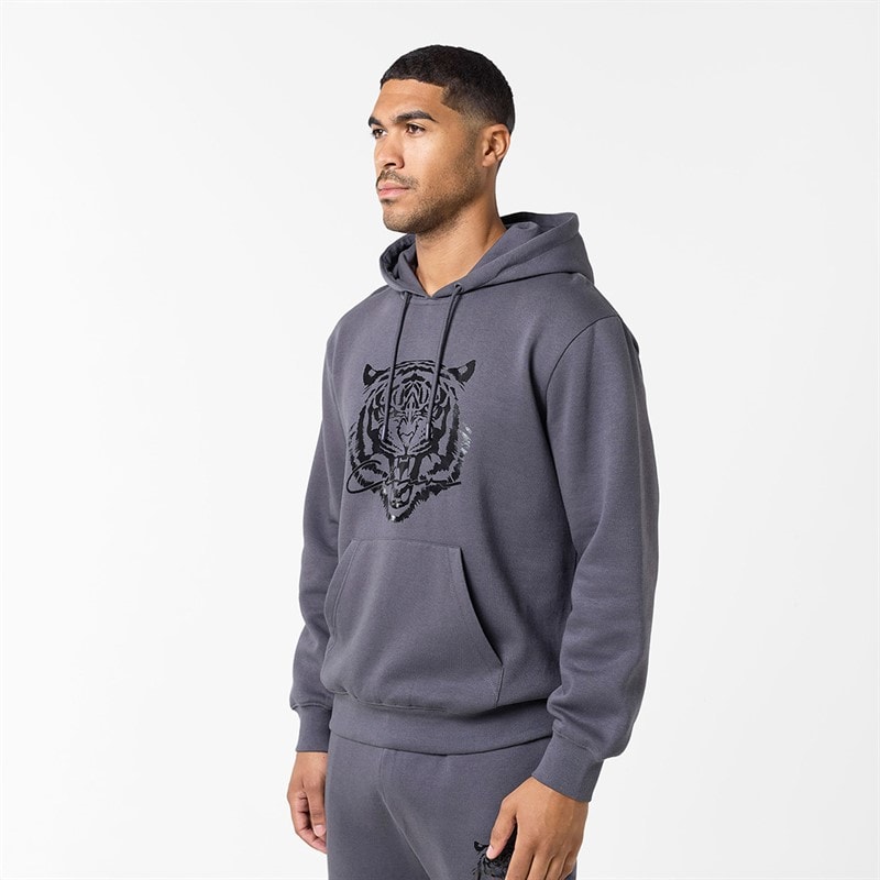 Closure London Mens Patent Fury Tracksuit Charcoal - Image 4