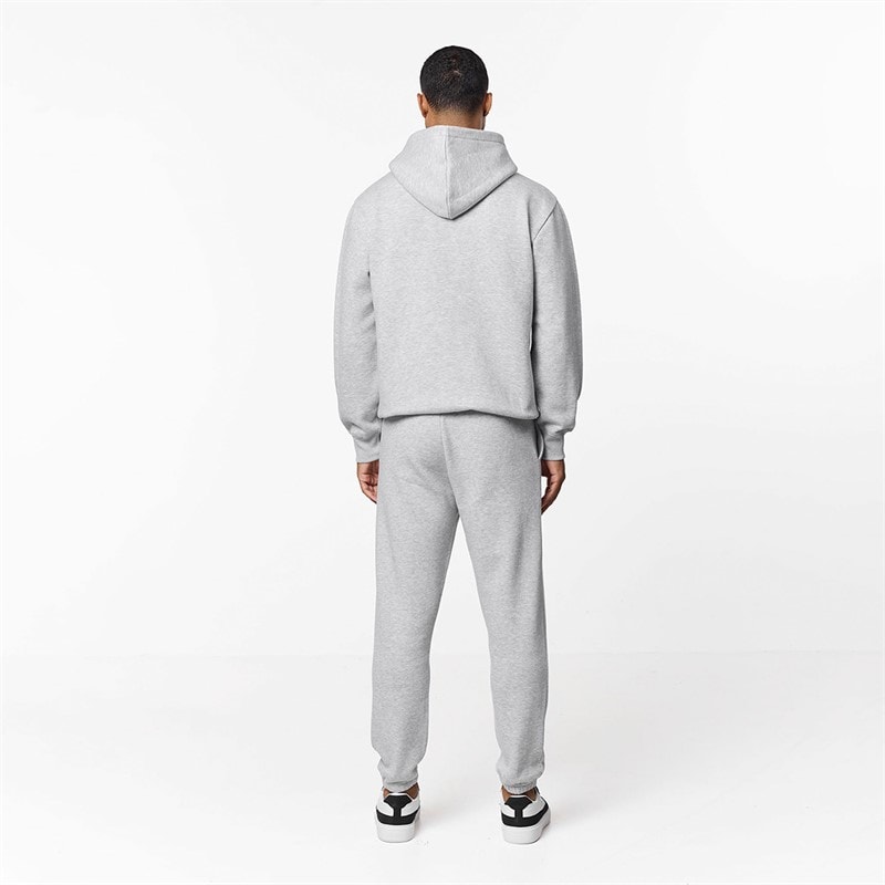 Closure London Mens Badge Tracksuit Light Marl - Image 2