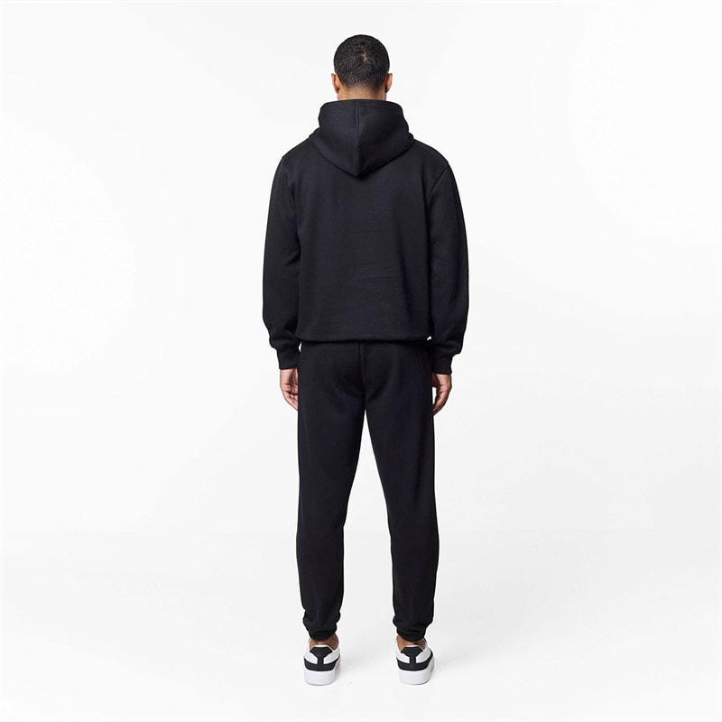 Closure London Mens Badge Tracksuit Black - Image 2
