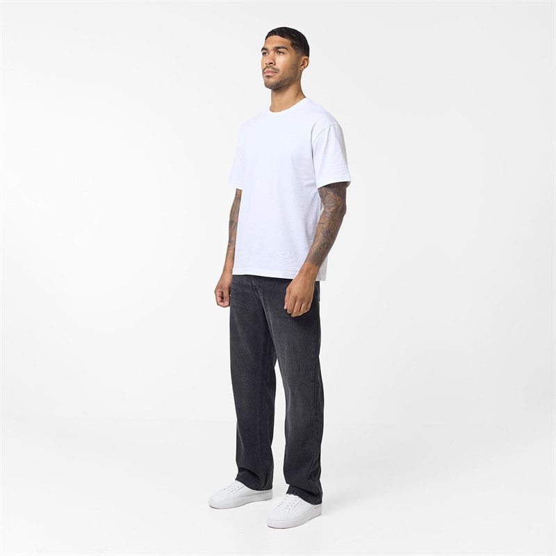 Closure London Mens Loose Fit Jeans Black - Image 2