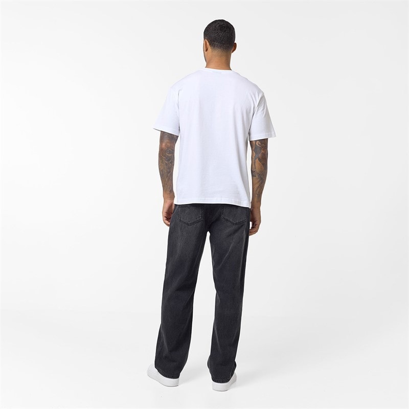 Closure London Mens Loose Fit Jeans Black - Image 3