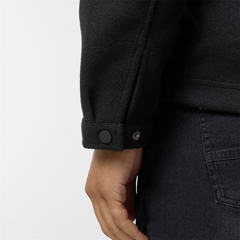 Closure London Mens Overshirt Black - Image 4