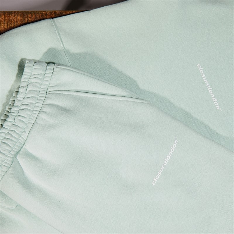 Closure London Womens Core Logo Tracksuit Sage - Image 3