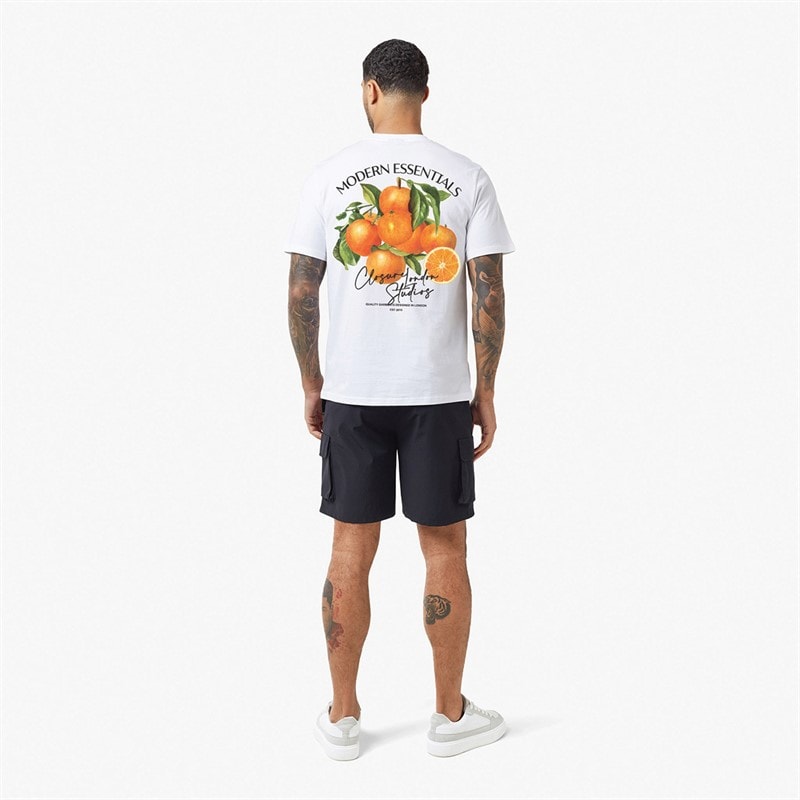 Closure London Mens Summer Fruits T-Shirt White - Image 4