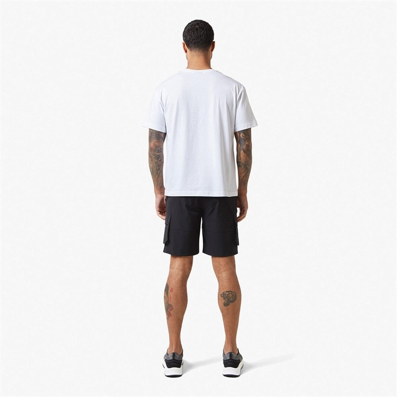 Closure London Mens Tech Stretch Poly Utility Shorts Black - Image 2