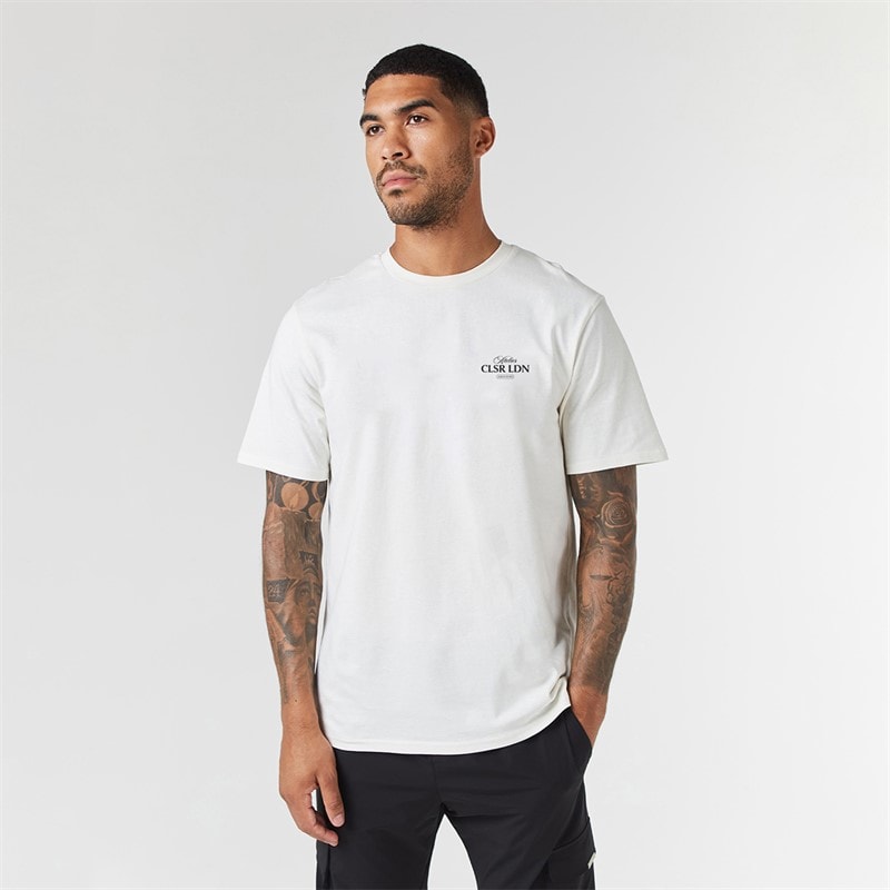 Closure London Mens Relaxed Atelier Essentials T-Shirt Off White - Image 2