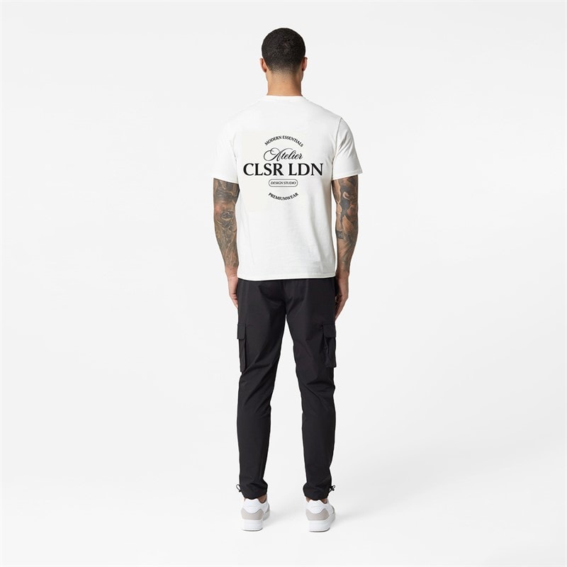Closure London Mens Relaxed Atelier Essentials T-Shirt Off White - Image 3