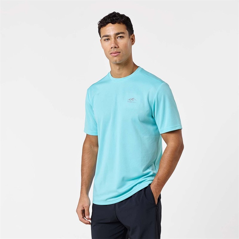 Closure London Mens Core Tech T-Shirt Aqua - Image 4