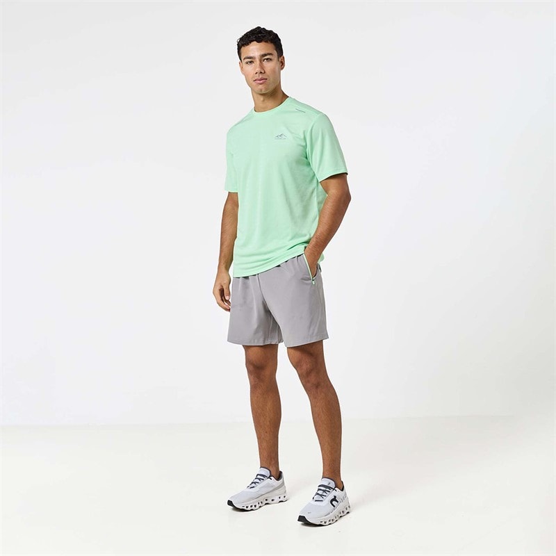 Closure London Mens T-Shirt And Shorts Set Neon Neon Mint/Mid Grey - Image 1