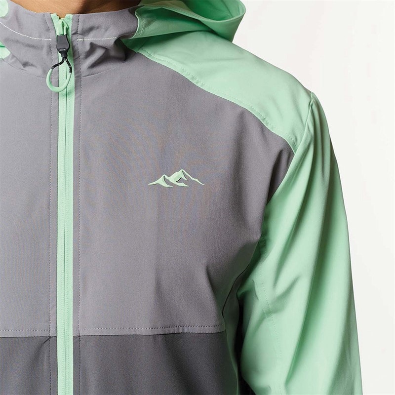 Closure London Mens Tech Tracksuit Charcoal/Neon Mint - Image 3