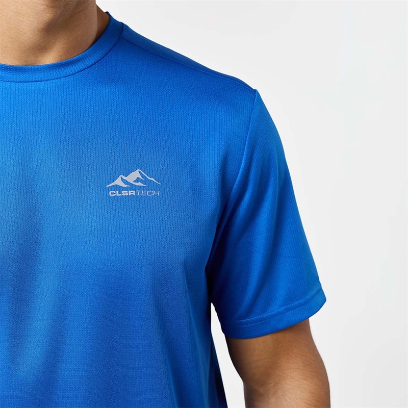 Closure London Mens Core Tech T-Shirt Cobalt - Image 3