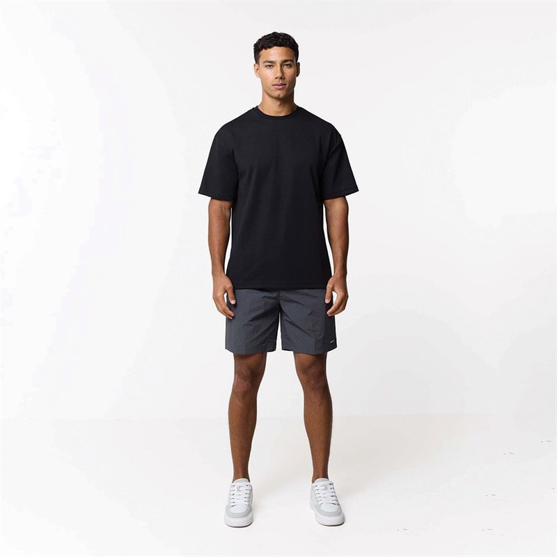 Closure London Mens Relaxed Scuba T-Shirt Black - Image 4