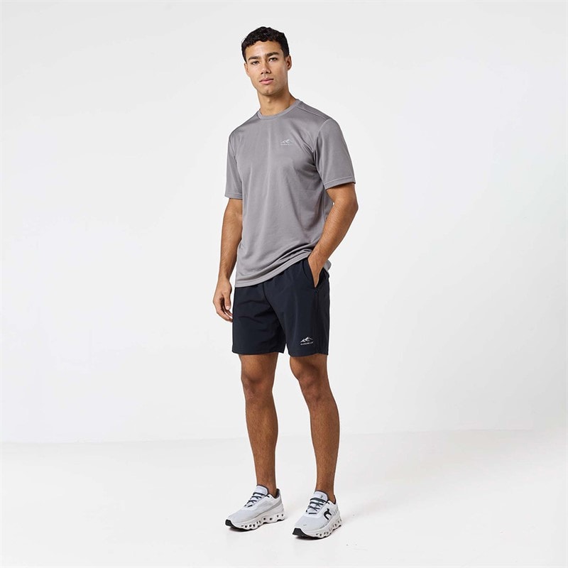 Closure London Mens Core Tech T-Shirt Mid Grey - Image 4