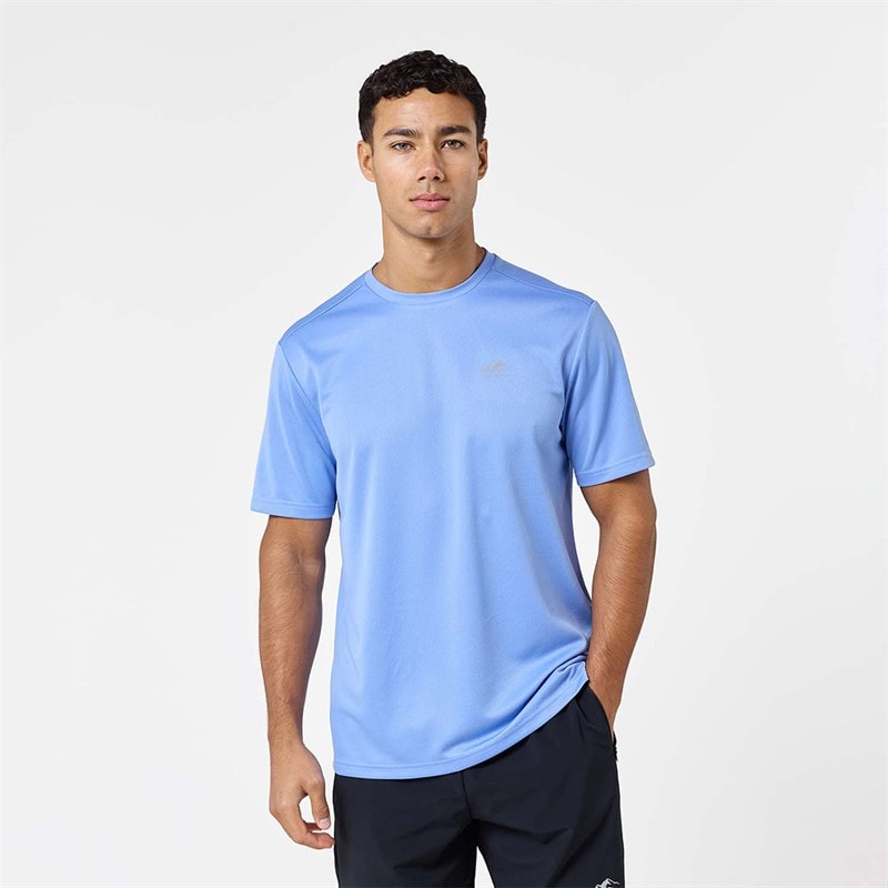 Closure London Mens Core Tech T-Shirt Cornflower Blue