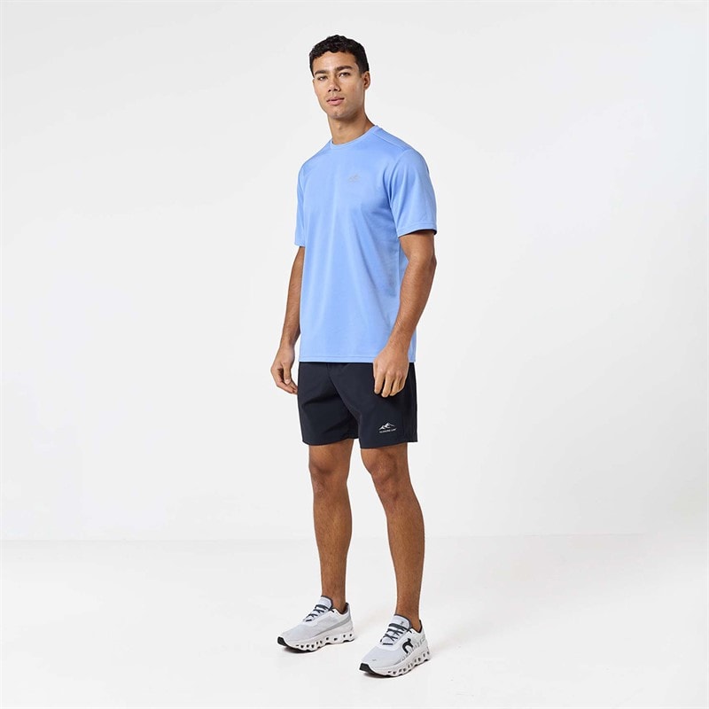 Closure London Mens Core Tech T-Shirt Cornflower Blue - Image 4