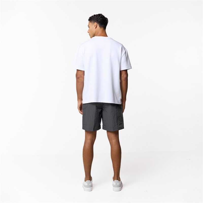 Closure London Mens Zip Tech Pocket Shorts Charcoal - Image 3