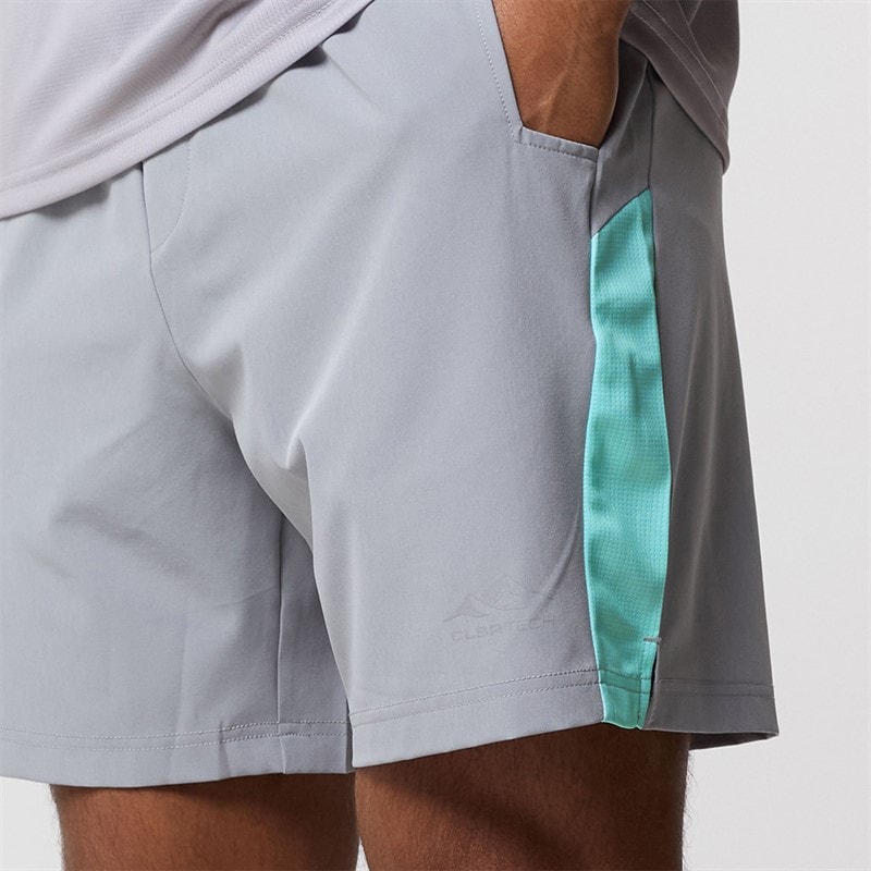 Closure London Mens Gradient Print T-Shirt And Shorts Set Aqua/Ice - Image 5