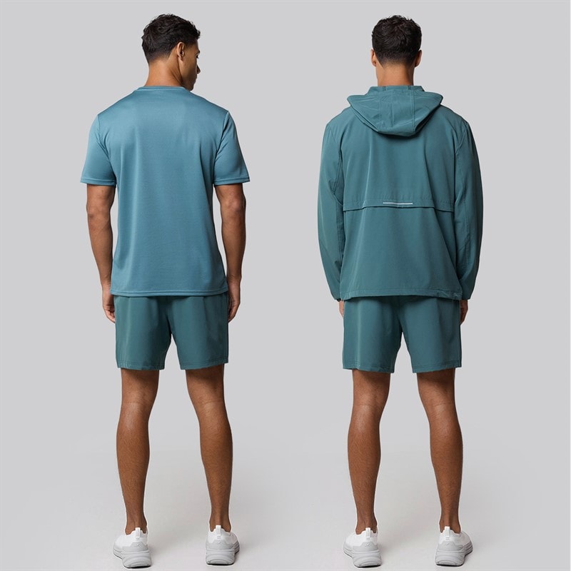 Closure London Mens Contrast Zip Tri Set Teal - Image 2