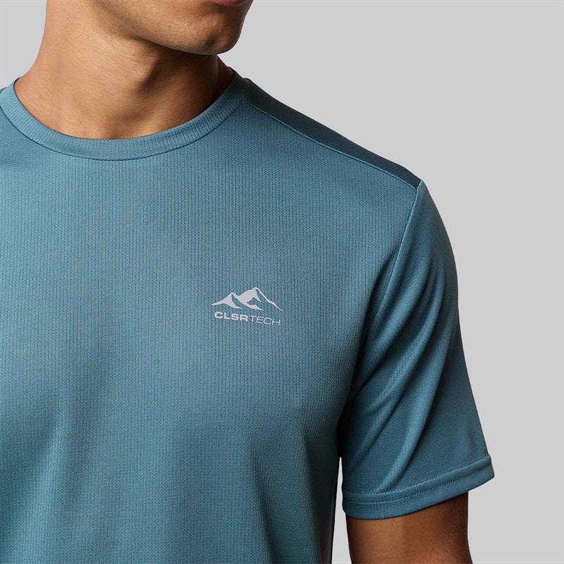 Closure London Mens Contrast Zip Tri Set Teal - Image 3