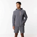 Closure London Mens Contrast Zip Tri Set Charcoal/Peach