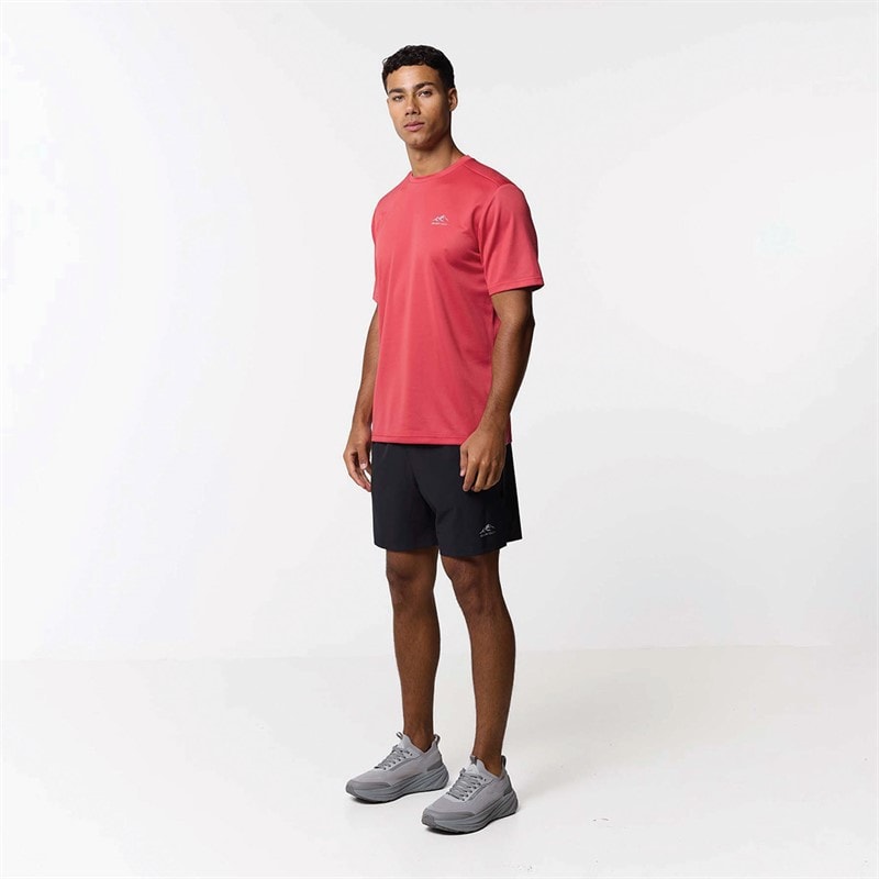 Closure London Mens Contrast Zip Tri Set Black/Corel Red - Image 3