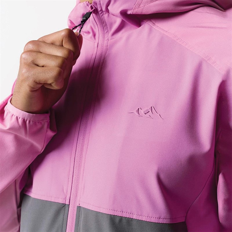 Closure London Mens Tech Tracksuit Charcoal/Pink - Image 3