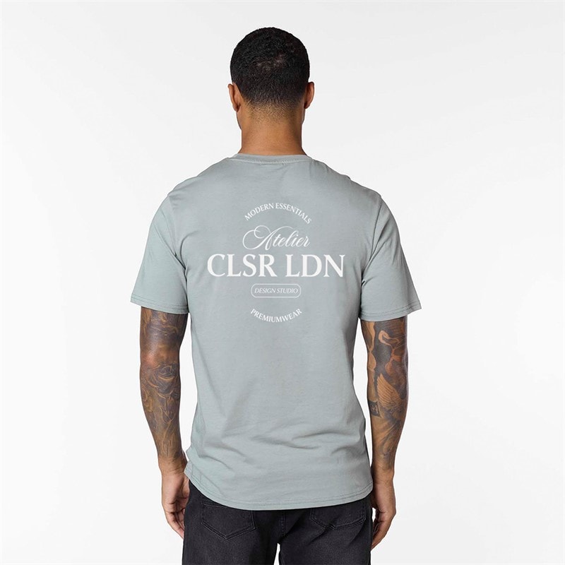 Closure London Mens Atelier Essentials T-Shirt Sage - Image 2