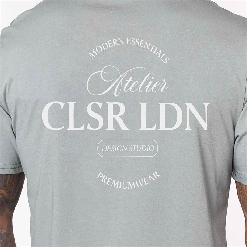 Closure London Mens Atelier Essentials T-Shirt Sage - Image 5
