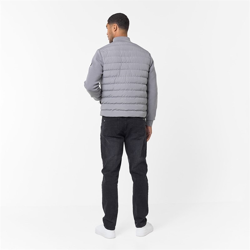 Closure London Mens Smart Hybrid Jacket Mid Grey - Image 3