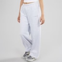 Closure London Womens Core Open Hem Joggers Light Grey Marl