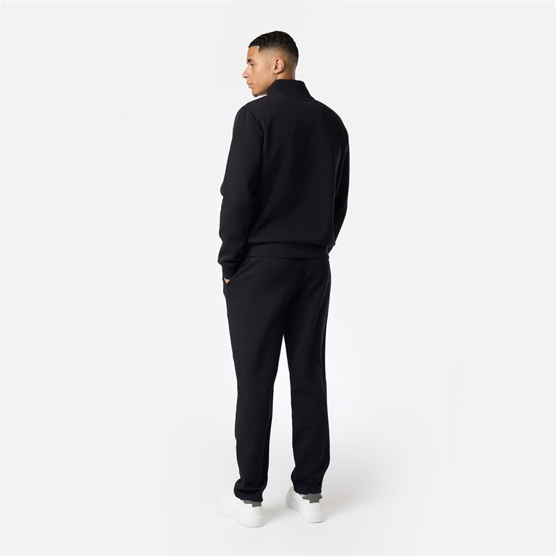 Closure London Mens Closure Quarter Zip Smart Set Black - Image 2