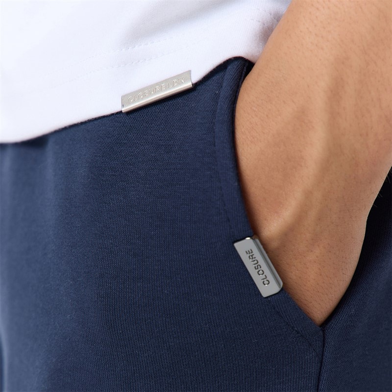 Closure London Mens Closure Core Loose Fit Joggers Navy - Image 4