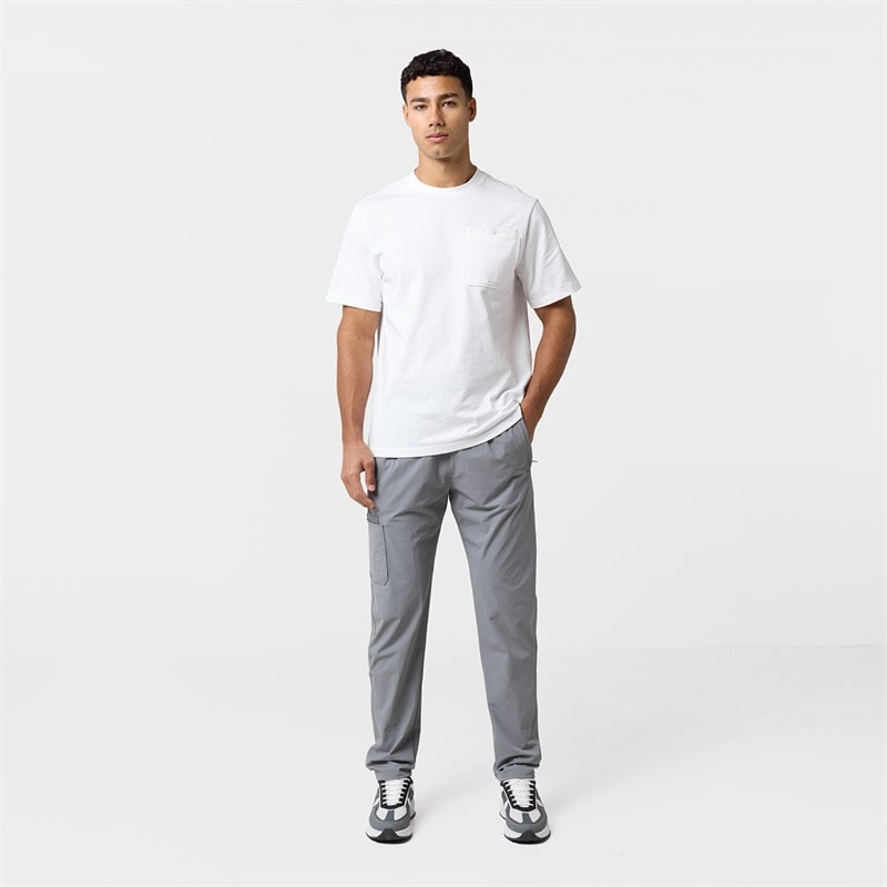 Closure London Mens Closure Tech Trousers Mid Grey - Image 2