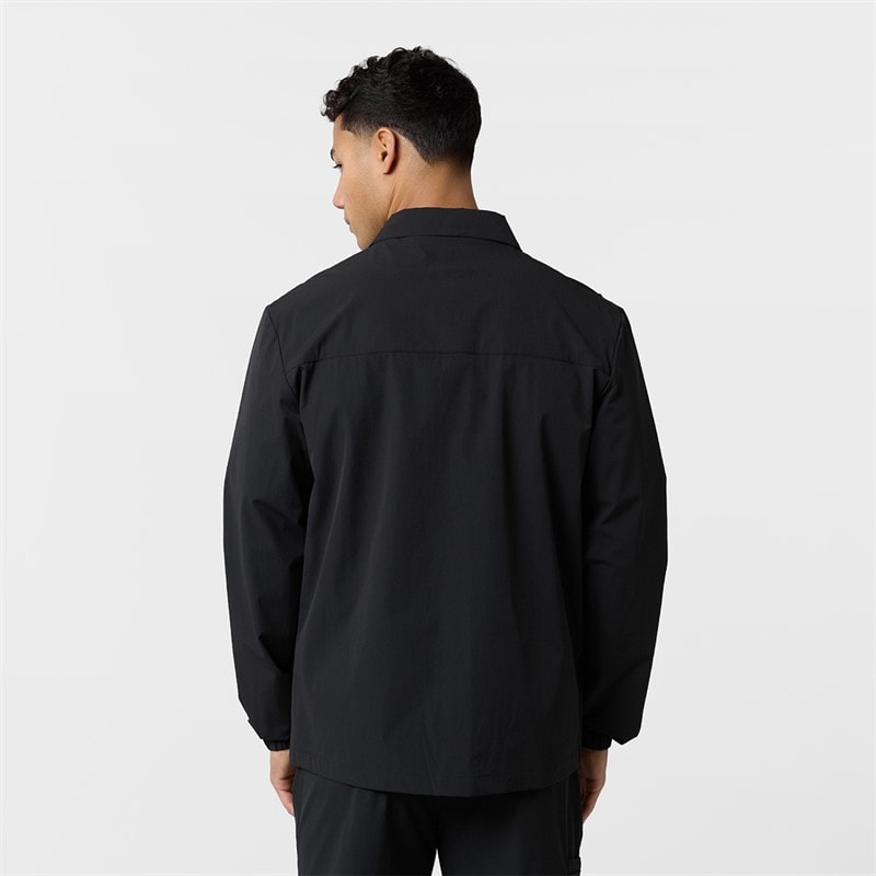Closure London Mens Closure Tech Overshirt Black - Image 2