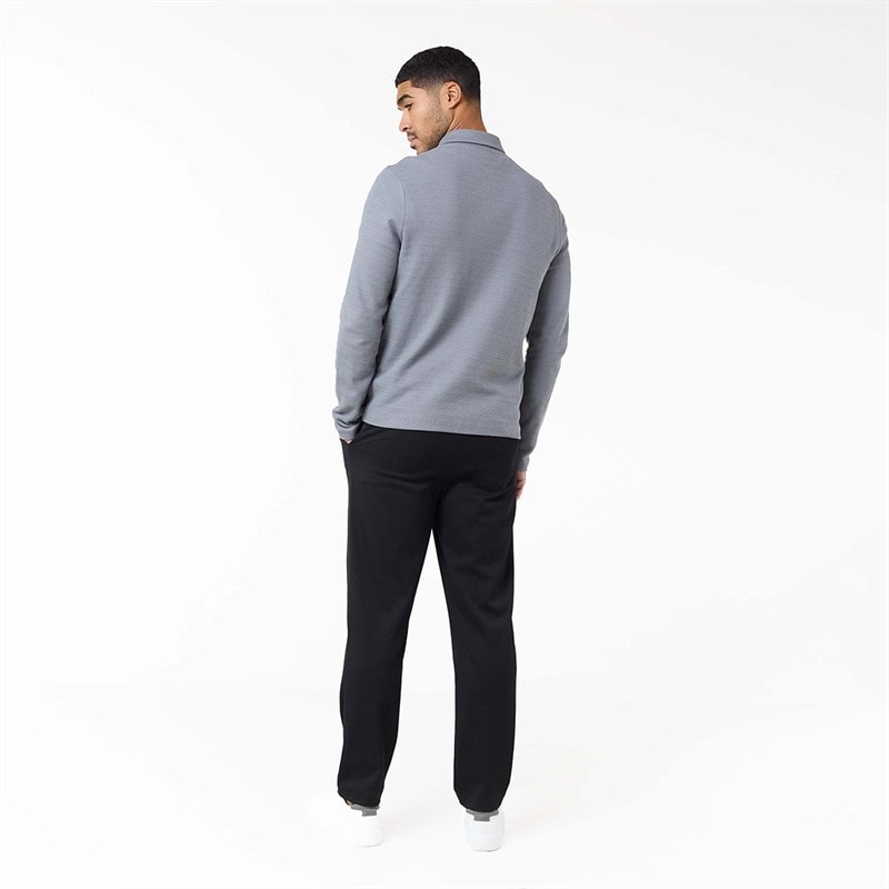 Closure London Mens Closure Zipped Overshirt Mid Grey - Image 3