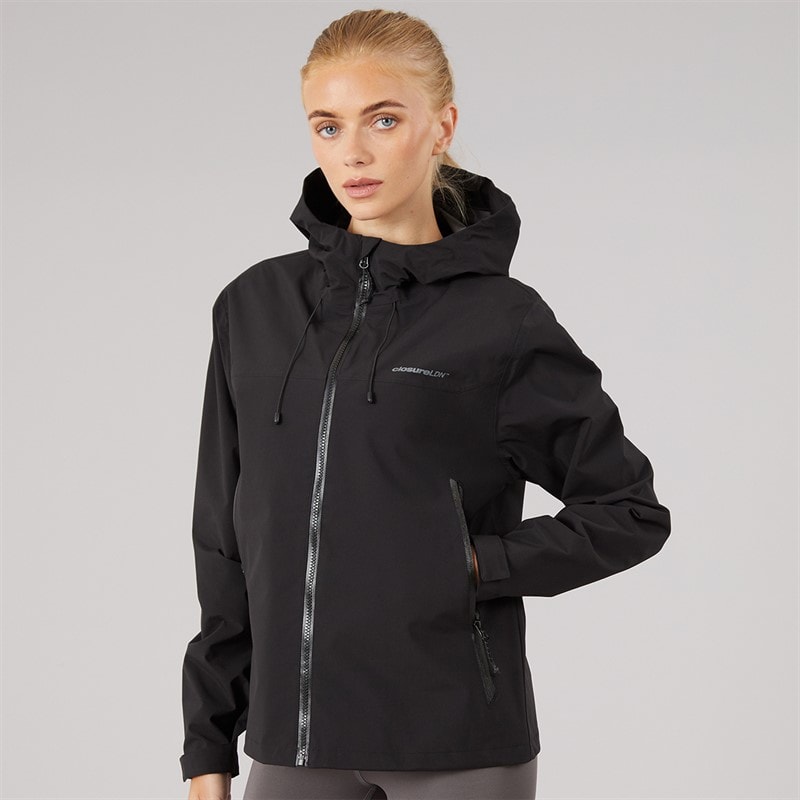 Closure London Womens Outdoor Performance Jacket Black