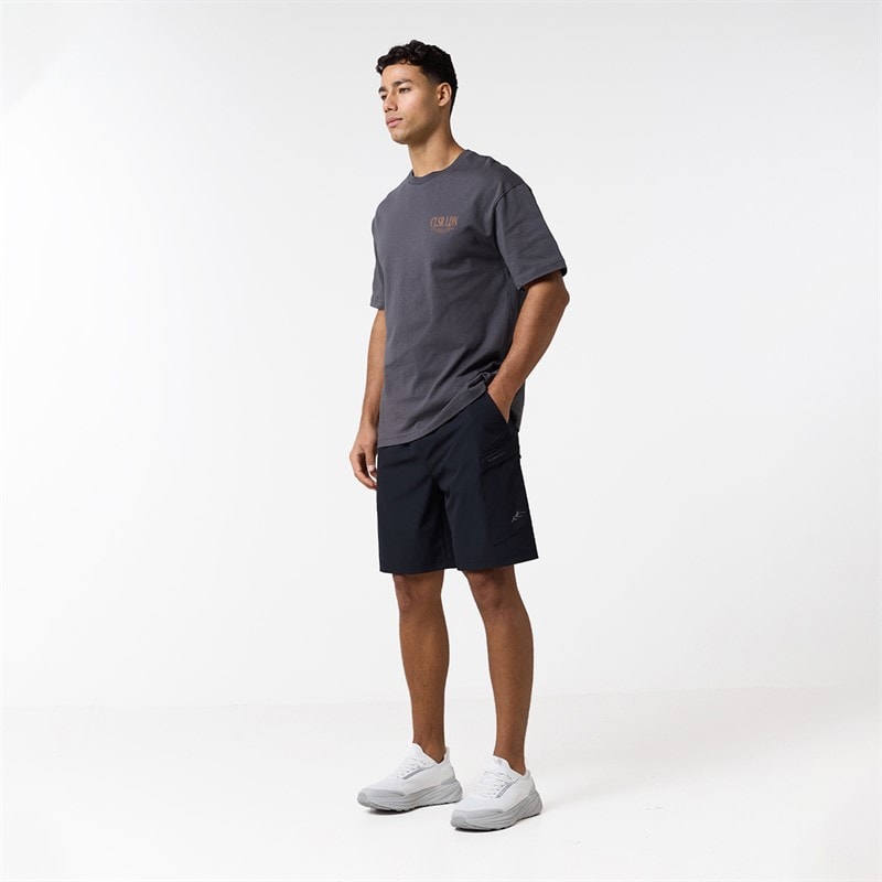 Closure London Mens Relaxed Fallen Angel T-Shirt Charcoal - Image 5
