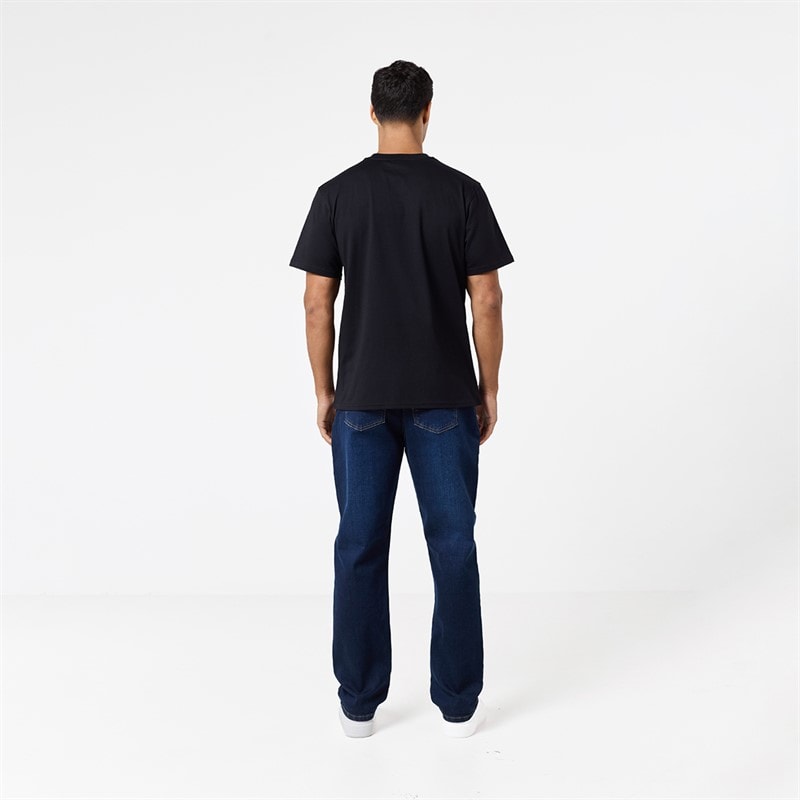 Closure London Mens Closure Relaxed Chrome Teddy T-Shirt Black - Image 3