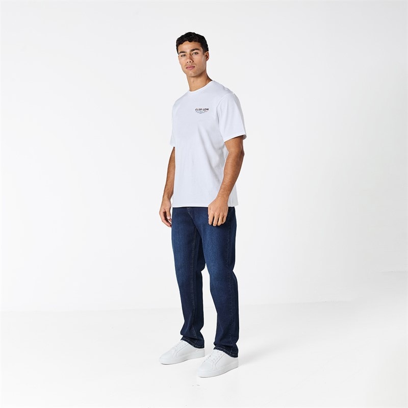 Closure London Mens Closure Relaxed Heat Map T-Shirt White - Image 5